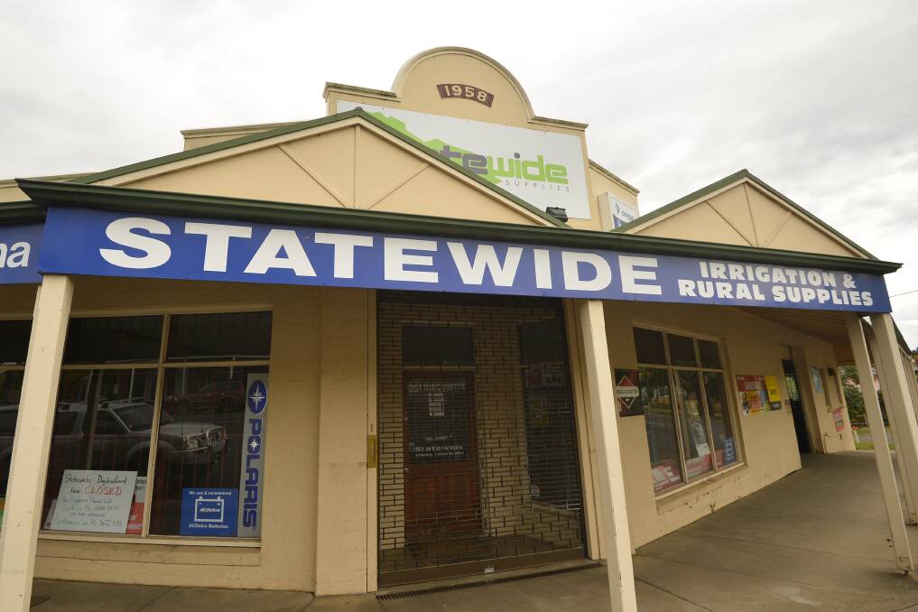 CLOSED: The Statewide Irrigation and rural supply store in Daylesford has closed. Photo: Dylan Burns