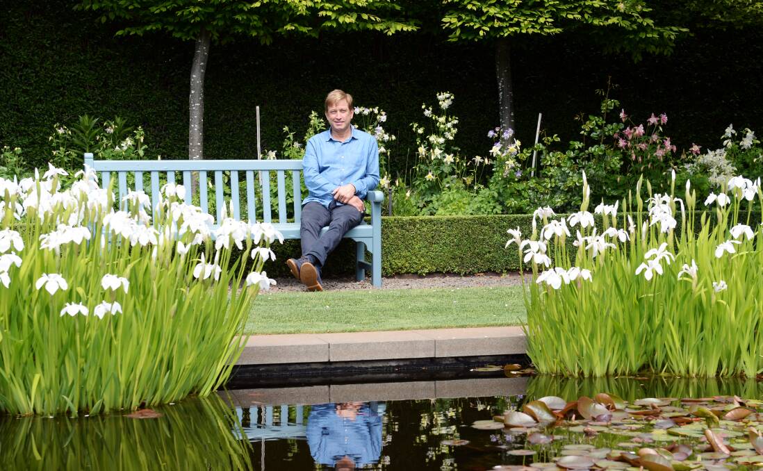 IN BLOOM: Landscape designer Paul Bangay will open his Stonefield Garden to the public this November to raise funds for the Stephanie Alexander Kitchen Foundation. Photo: Kate Healy