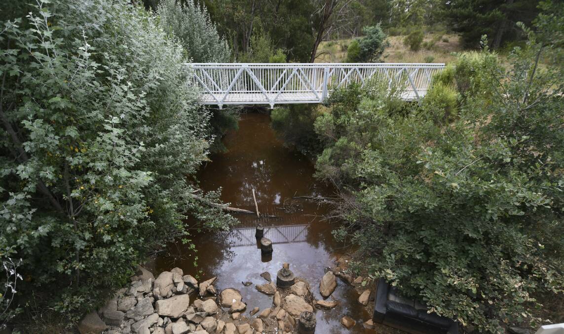 NAMED: The footbridge across Slaty River has been given an Indigenous name. Photo: Lachlan Bence