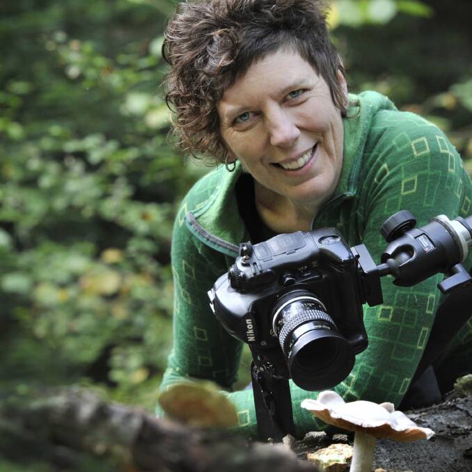 MONITORING THE ENVIRONMENT: Ecologist and environmental photographer, Alison Pouliot. Photo: Valerie Chetelat