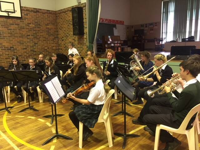 CELEBRATION: The Daylesford Secondary College band will be among those to perform on Wednesday.