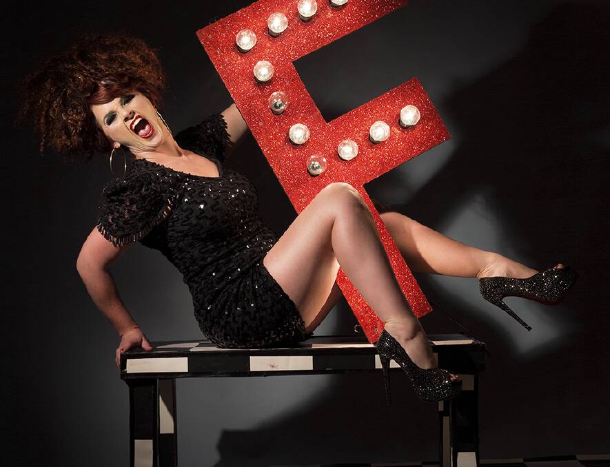ENTERTAINING: Miss Friby will bring her irrepressible style to the stage at the Palais from 8pm on Friday. 
