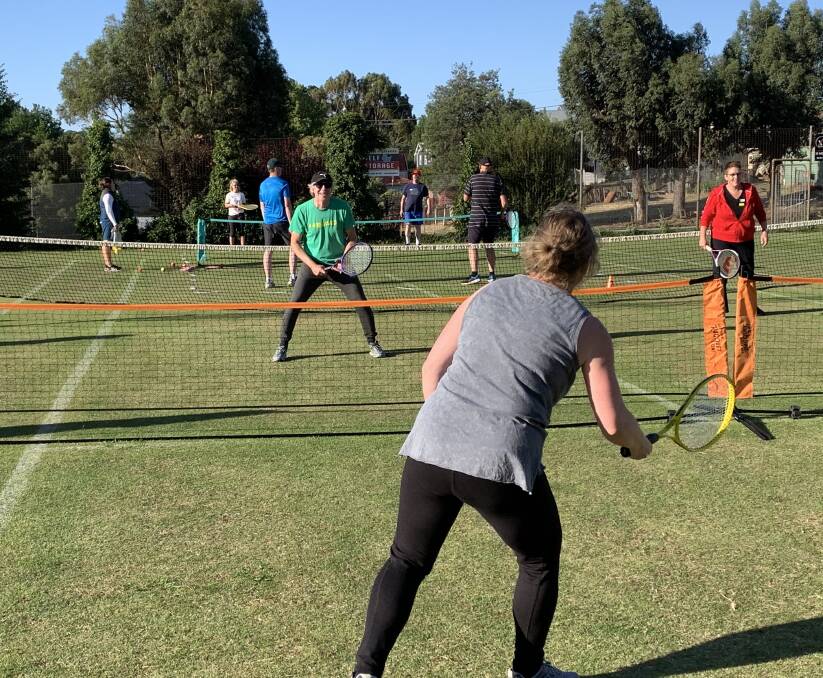 BACK AT IT: Open court sessions will be held at Daylesford Lawn Tennis Courts on Monday evenings throughout February and March. Picture: Supplied