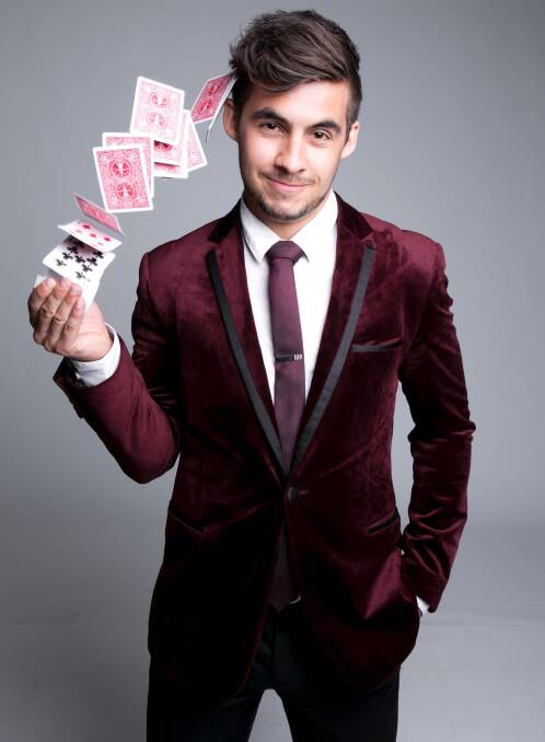 ENTERTAINING: Award-winning magician and comedian Dom Chambers will perform at the first annual World Circus and Cabaret Festival. 