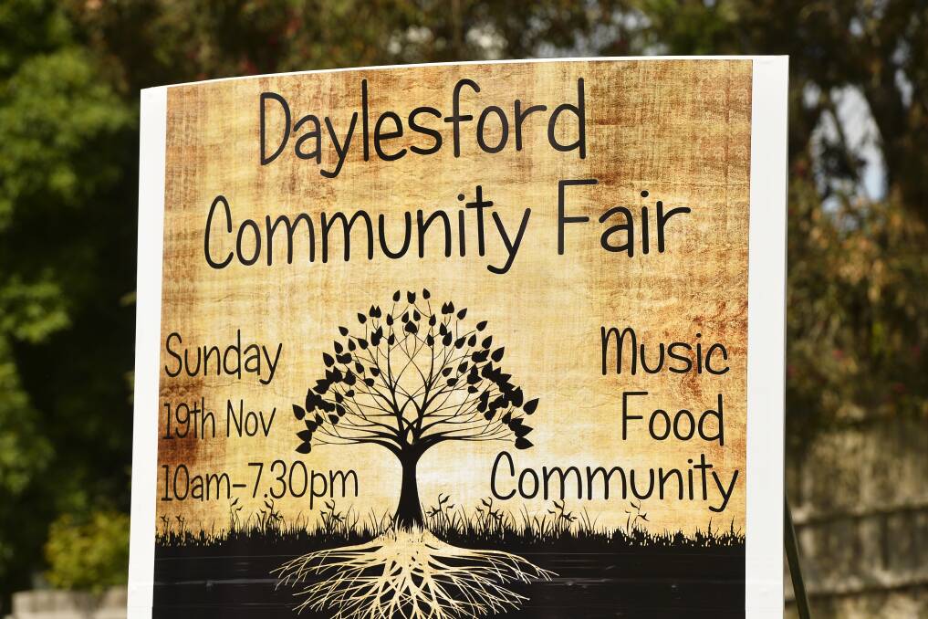 CELEBRATE: The Daylesford Community Fair will run from 10am to 7.30pm on Sunday at the Daylesford Community Park, with food and live music. 