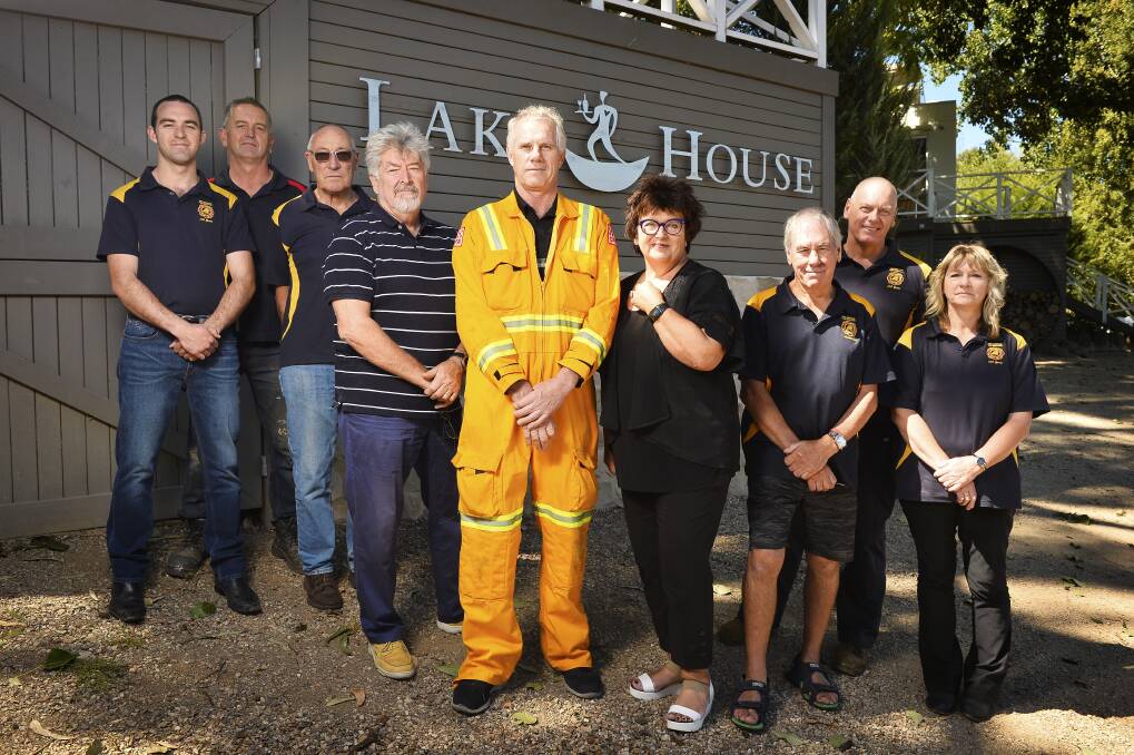 CFA ON THE FRONTLINE: Daylesford's Lake House made a $5500 donation to the Daylesford CFA in March 2017 in an effort to support local firefighters. Picture: Dylan Burns