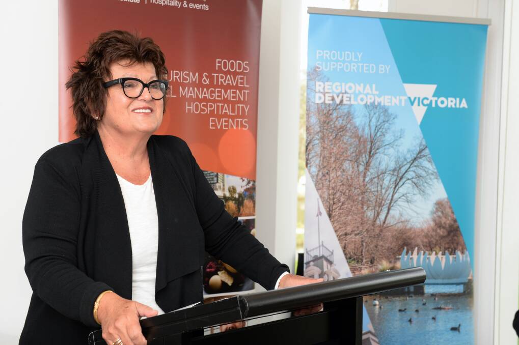 Alla Wolf-Tasker AM at the announcement of $100,000 for the feasibility study in September 2017. Picture: Kate Healy 