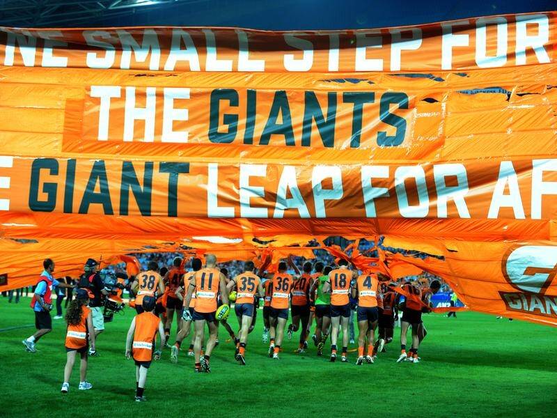 GWS Giants debuted in the AFL in 2012 despite ongoing problems caused by the global financial crash.