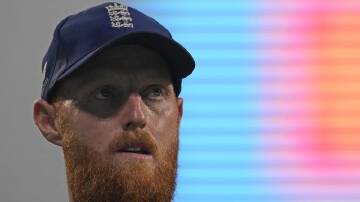 England's Ben Stokes has had surgery on his left knee and hopes to be fit for the India Tests. (AP PHOTO)