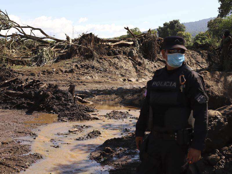 At least nine people have been killed in a landslide in Nejapa, El Salvador.