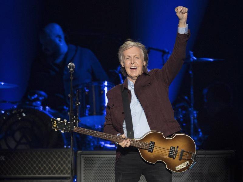Paul McCartney has returned to the top of the music charts for the first time in 36 years.