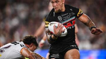 James Fisher-Harris will leave Penrith at season's end, heading home to join the Warriors. (James Gourley/AAP PHOTOS)