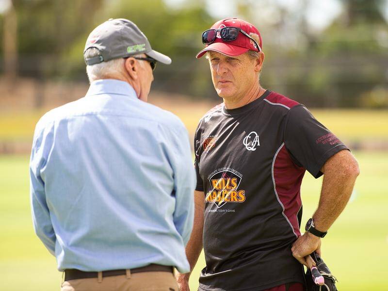 Coach Wade Seccombe (R) will take on a larger workload under a huge Queensland Cricket restructure.
