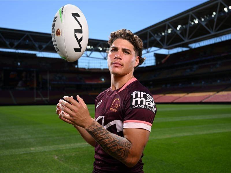 Brisbane's Reece Walsh has a soft spot for his former club the Warriors who gave him his NRL chance. (Darren England/AAP PHOTOS)