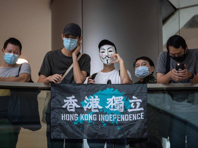 Activists are protesting again in Hong Kong in response to China's new national security legislation