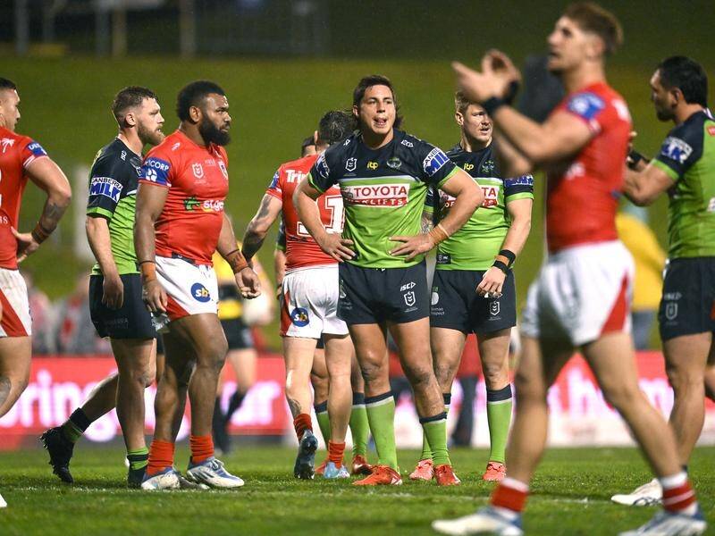 The NRL says Canberra could have been given three late penalties in a loss to St George Illawarra.