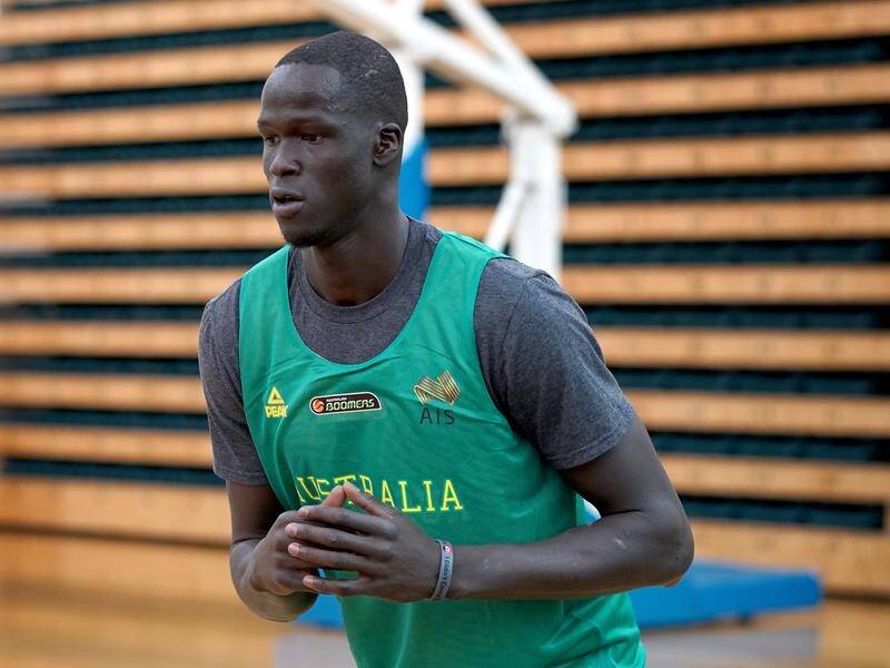 Thon Maker has been cut from the extended Boomers squad before the final selection of 12 for Tokyo.