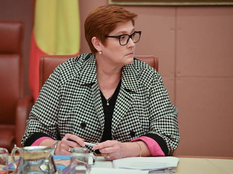 Foreign Minister Marise Payne says Russian authorities are responsible for "malicious activity".