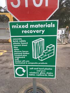 REDUCE, REUSE, RECYCLE: Local recycling centres now take a large amount of different materials for recycling and in Daylesford it will cost you nothing.