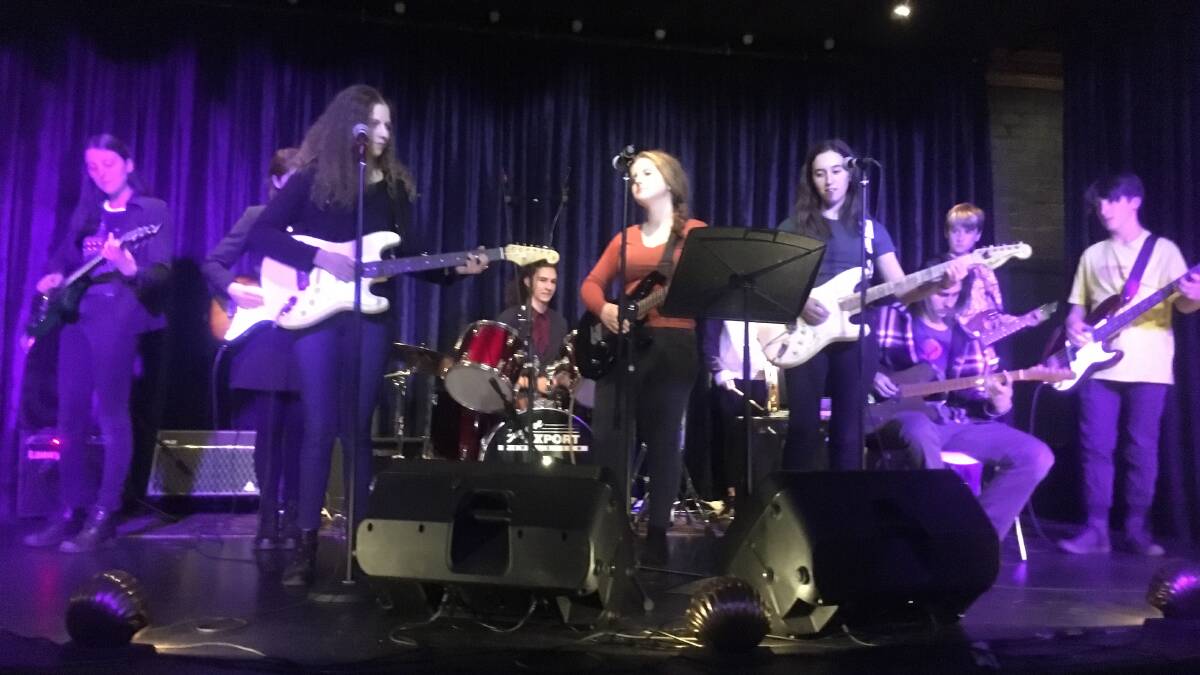 SOUNDS OF THE FUTURE: The fabulous and talented music students from Daylesford Secondary College School will take to the stage this Friday night to prove the art is in very safe hands.